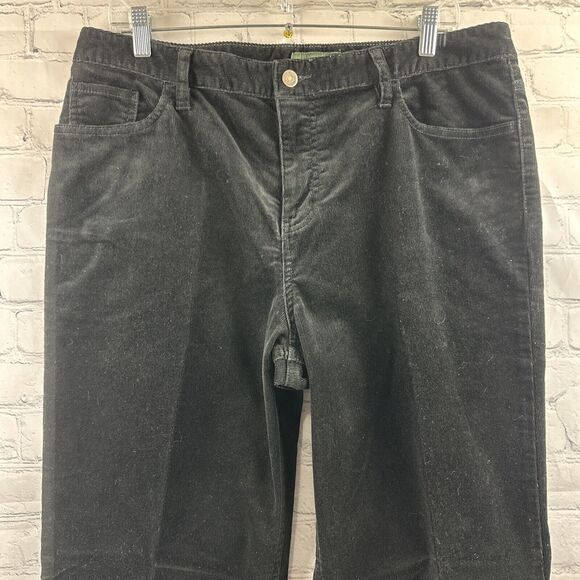 Eddie Bauer Pants Womens 14 Black Corduroy‎ Straight Leg Stretch 36X31 - Picture 3 of 12